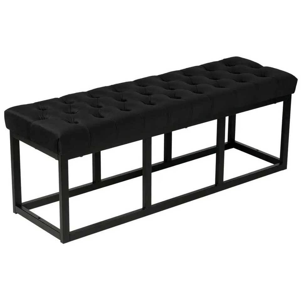 CLP 2-zits Bankje Polson 120 cm - zwart