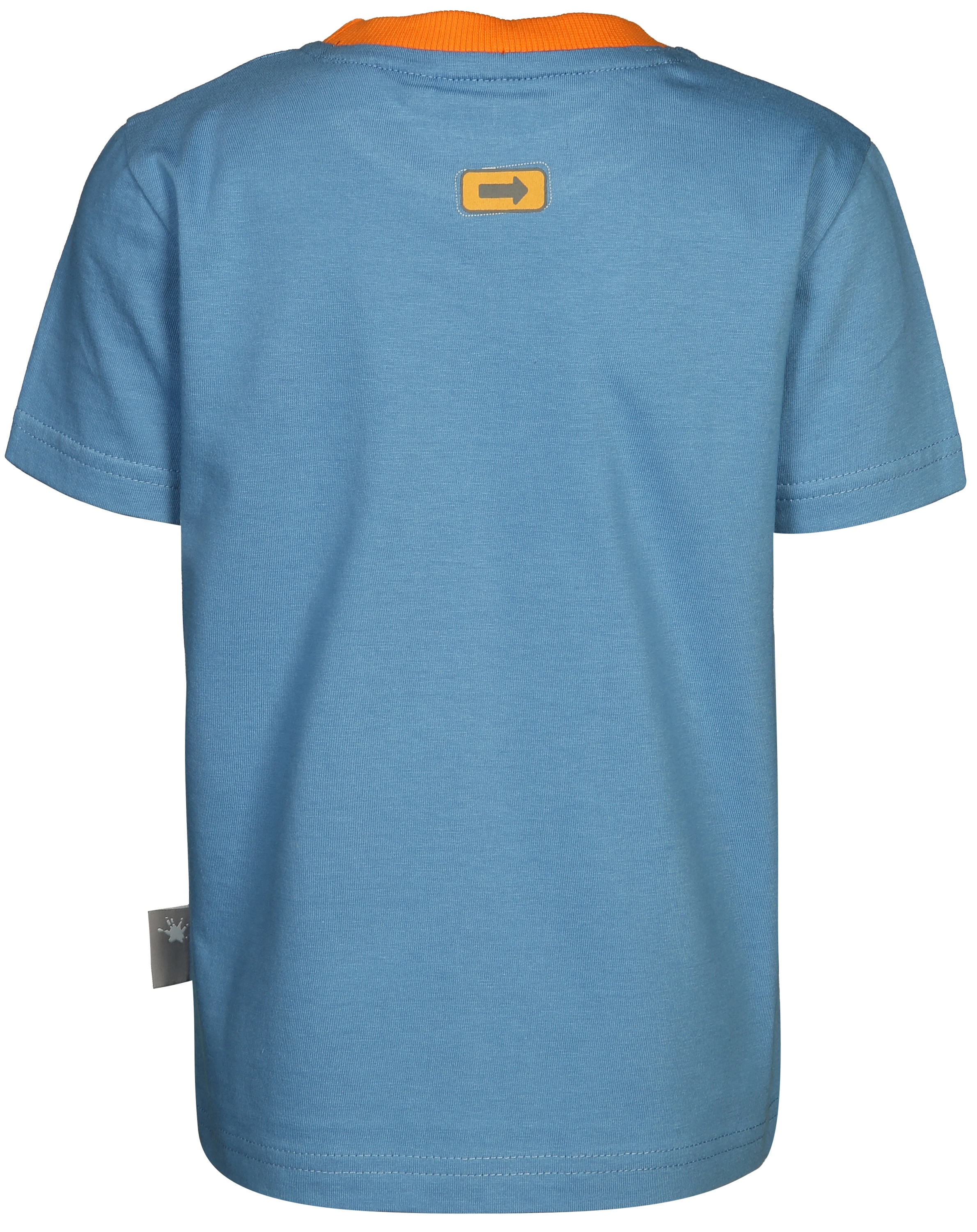 T-Shirt UNDER CONSTRUCTION in blau
