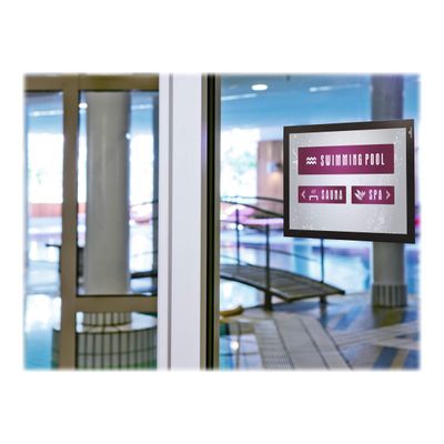 Durable Duraframe - Cadre d'affichage adhésif repositionnable - A4 - noir