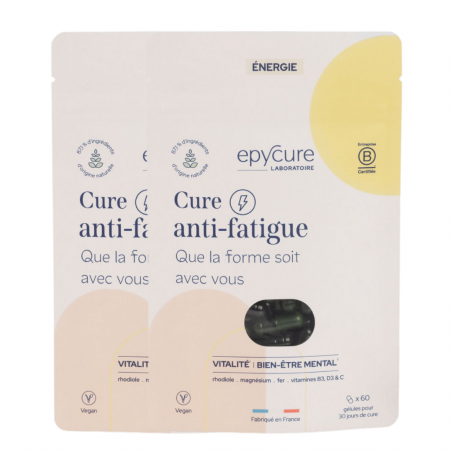 Epycure Laboratoire Cure anti-fatigue 2 mois