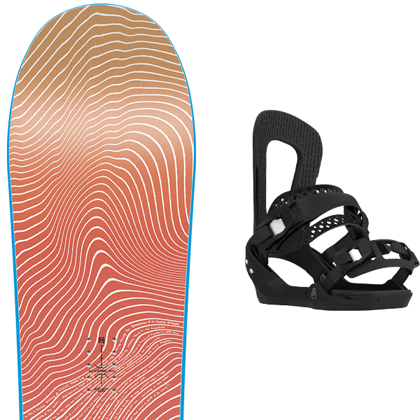 Pack snowboard NITRO ALTERNATOR X VOLCOM + Fix