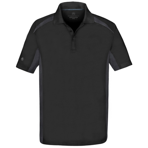 Camisa polo Stormtech bicolor respirável de manga curta