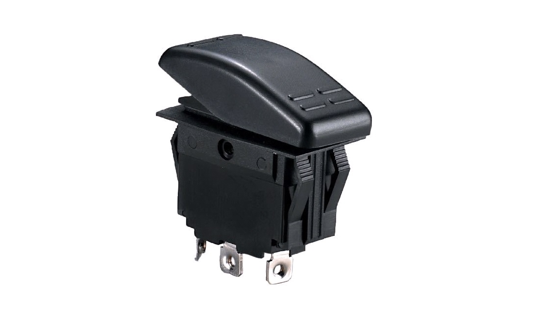 Kontakt 2 poler 12V max 15Amp - (on)- off