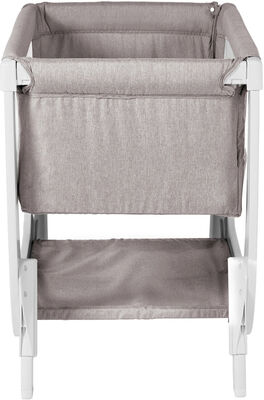 Shnuggle Air Bedside Crib, Stone Grey