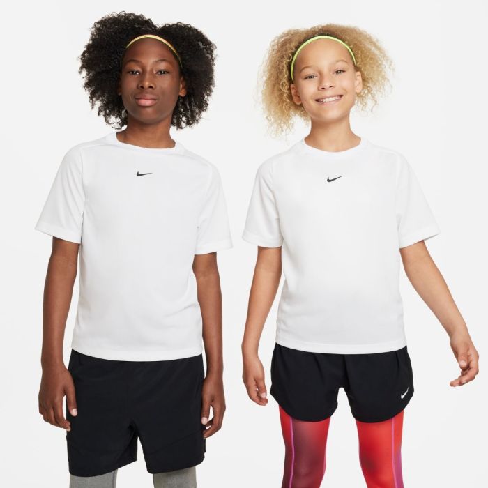 Nike Junior T-shirts Dri-FIT Multi Short Sleeve Tee Hvid