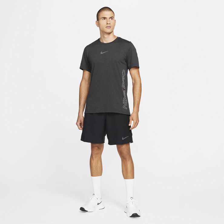 Nike Pro Dri Fit Burnout Traenings T Shirt Sort