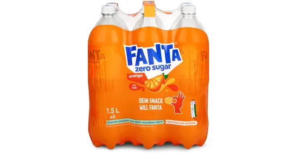 Fanta Orange Zero 6x1,5l