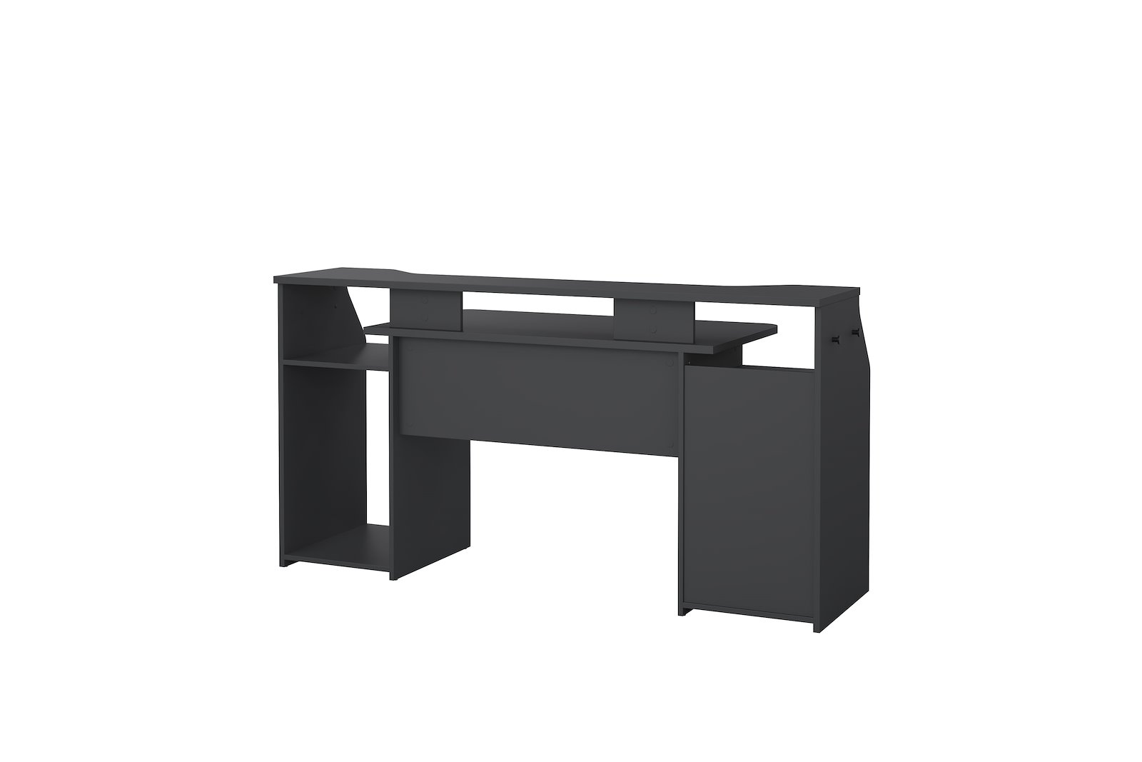 Laser gamingbord uten overhylle Gråfarget folie