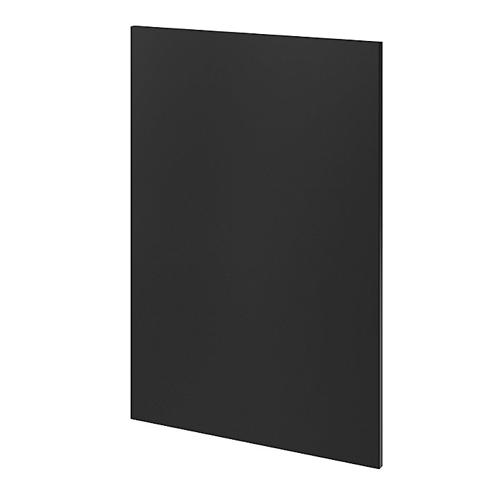 Joue de séparation caisson bas Goodhome Stevia noir H. 87 cm x l. 59 cm x Ep. 18 mm