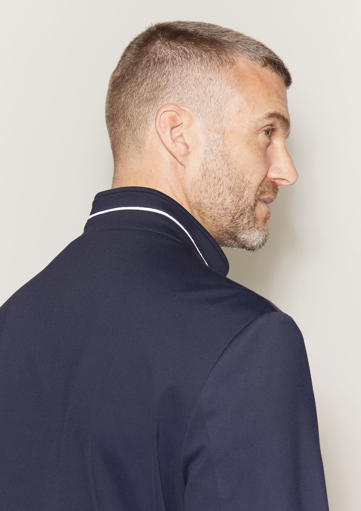 Blouson Souriant uni bleu marine