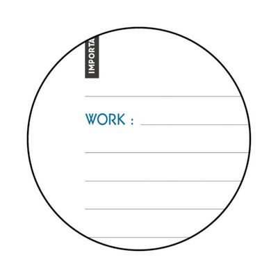 Agenda à élastique Work&After Floral - 1 jour par page - 10 x 15 cm - motif floral - Exacompta