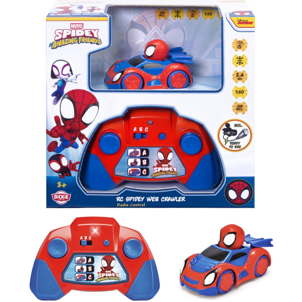 Køb Dickie Toys RC Spidey Web-Crawler 1:50