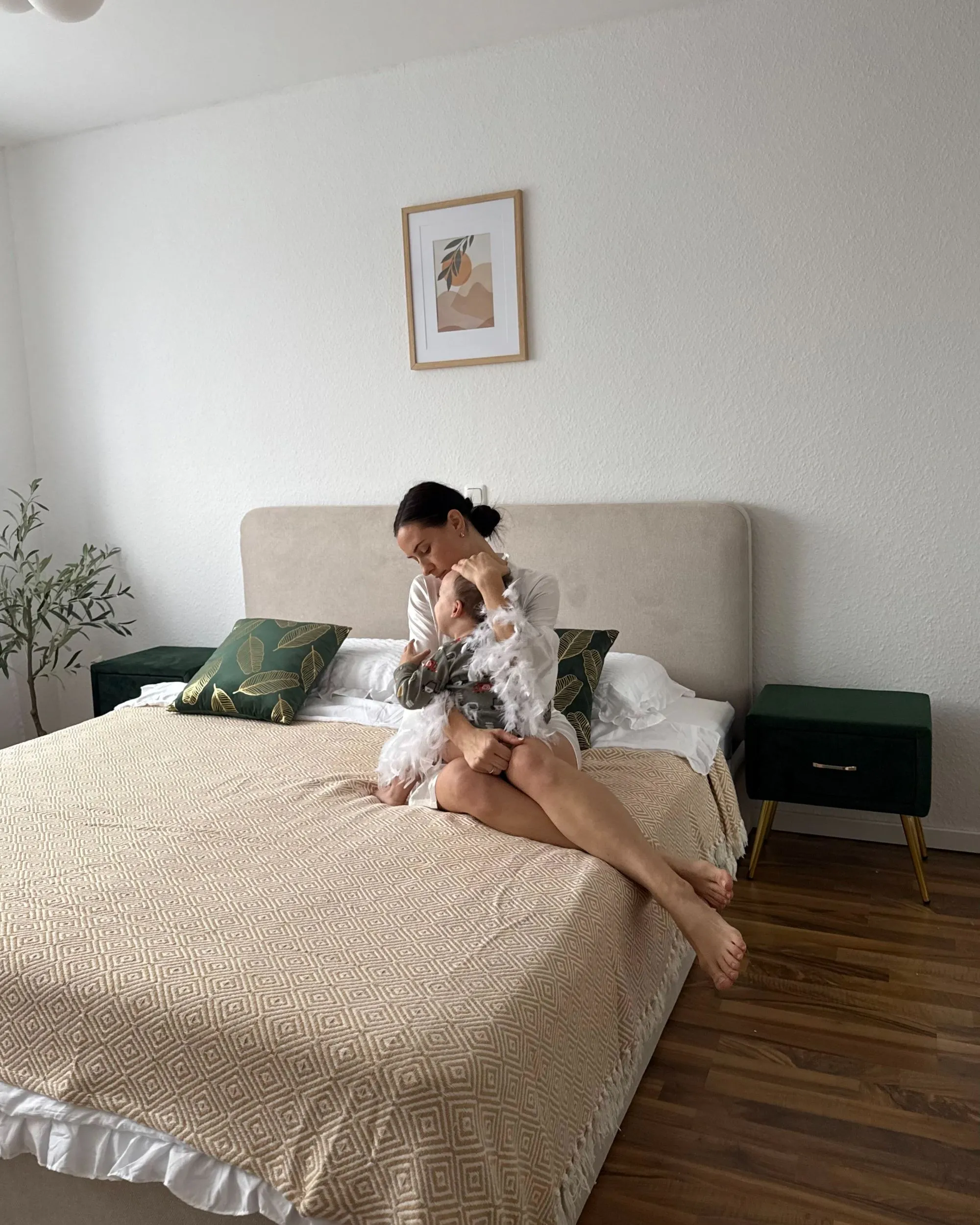 Bed met opbergruimte Stof ARBOIS 180 x 200 cm Beige