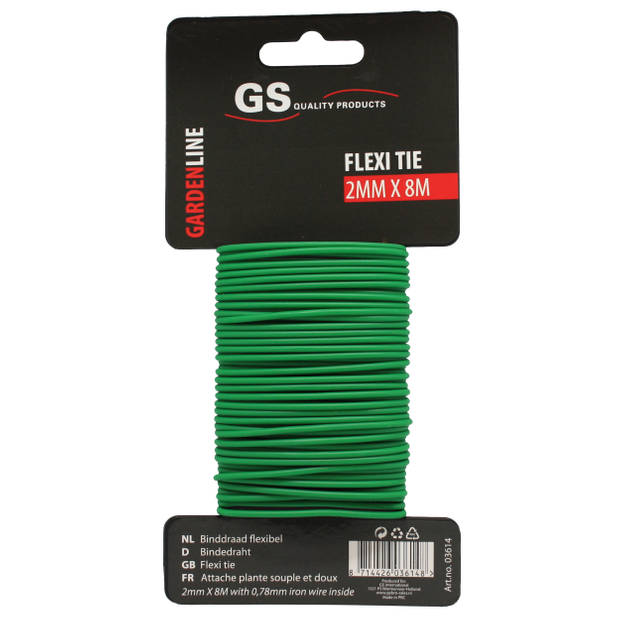 Binddraad rubber 2mm x 8m