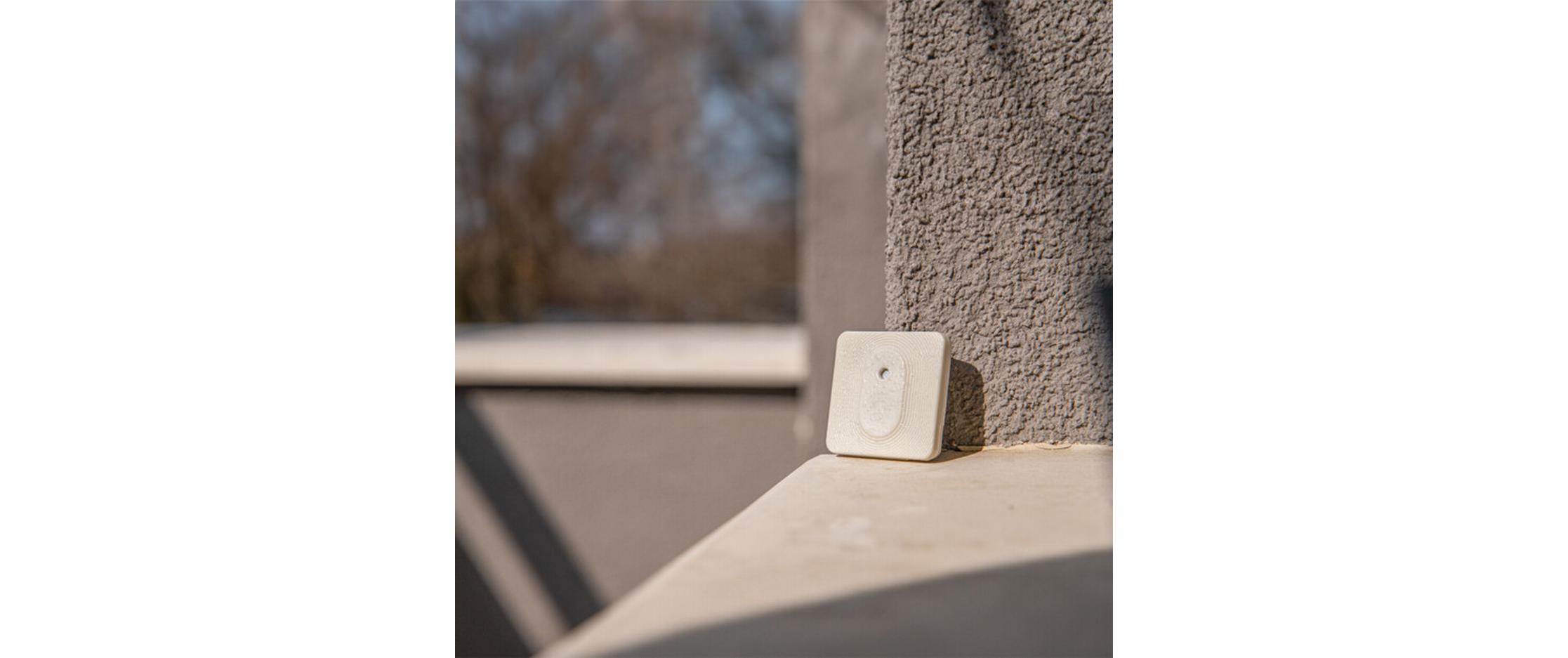 Smart Home Blu H&T ElfenbeinBluetooth-gesteuerter Temperatur- und Luftfeuchtigkeitssensor