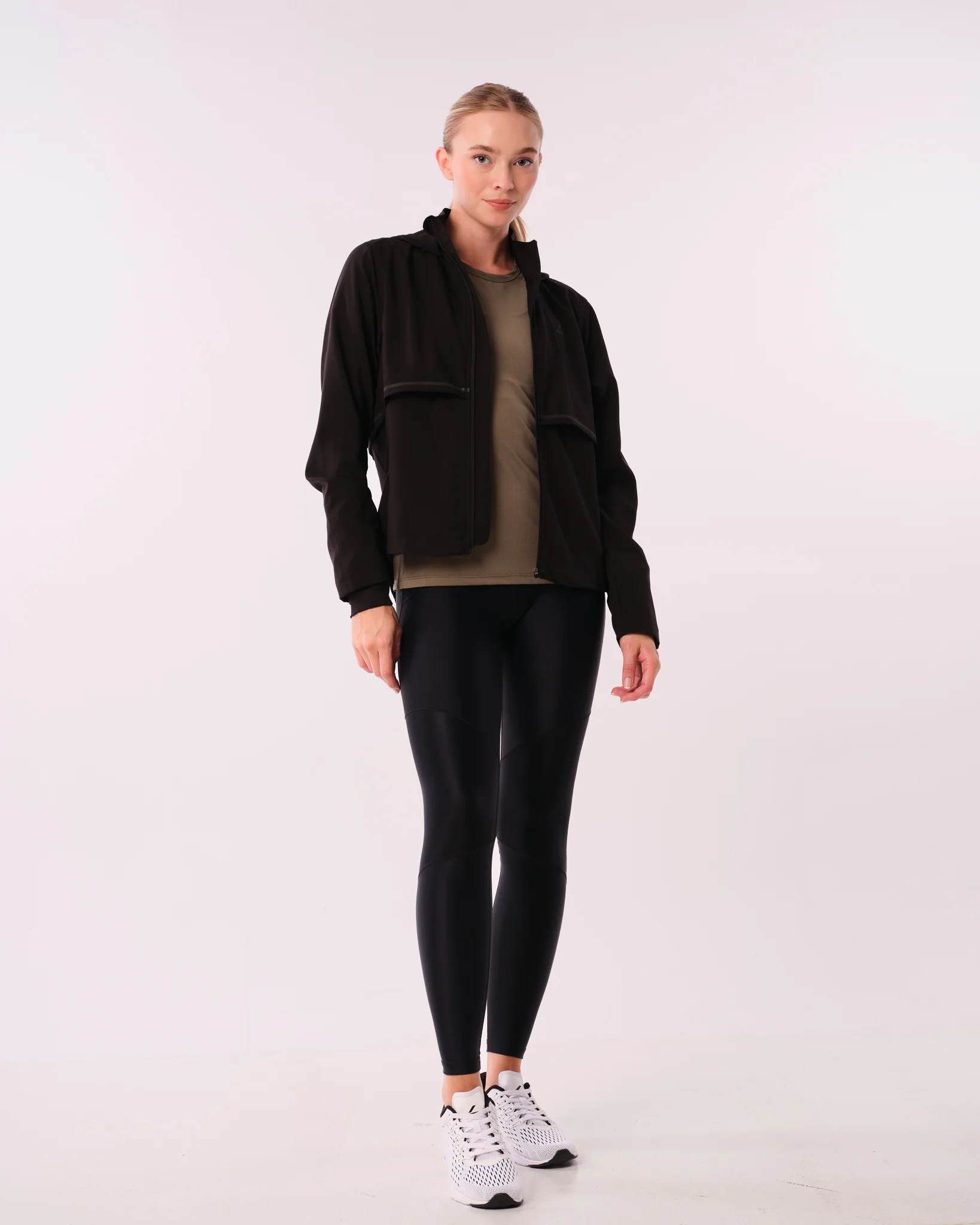 LEVITY Fast Track Running Jacket Black Reflective