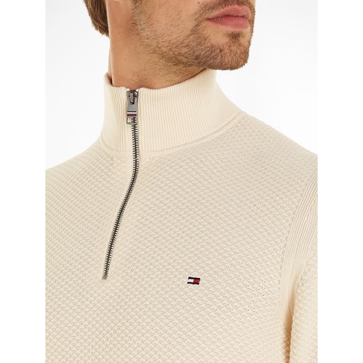 Tommy Hilfiger Oval Structure Zip Pullover, Aef Calico, XXl