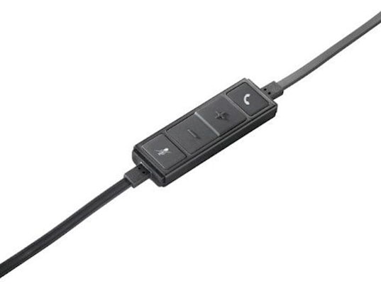 LOGITECH - Micro-Casque 981-000514 h650e casque avec micro noir, gris usb