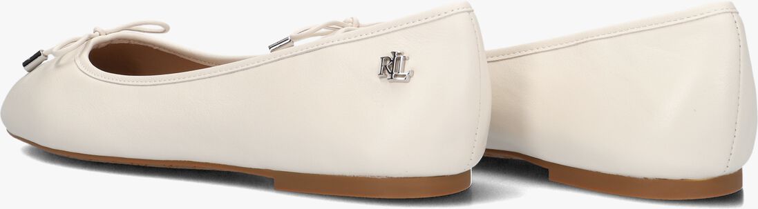 witte lauren ralph lauren ballerina's jayna flats ballet