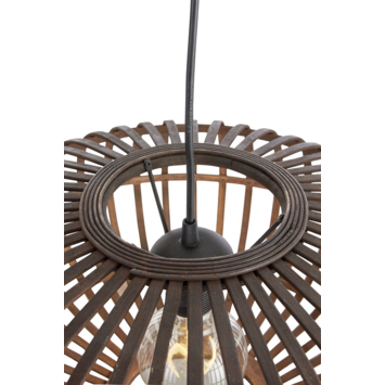 Hanglamp Indy bamboe bruin Ø44 cm