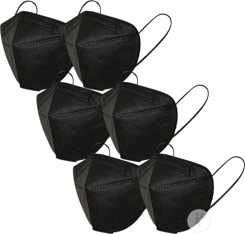 Hess Pharma Masques Respiratoires Type FFP2 NR Noir Pack 3x2 Pièces