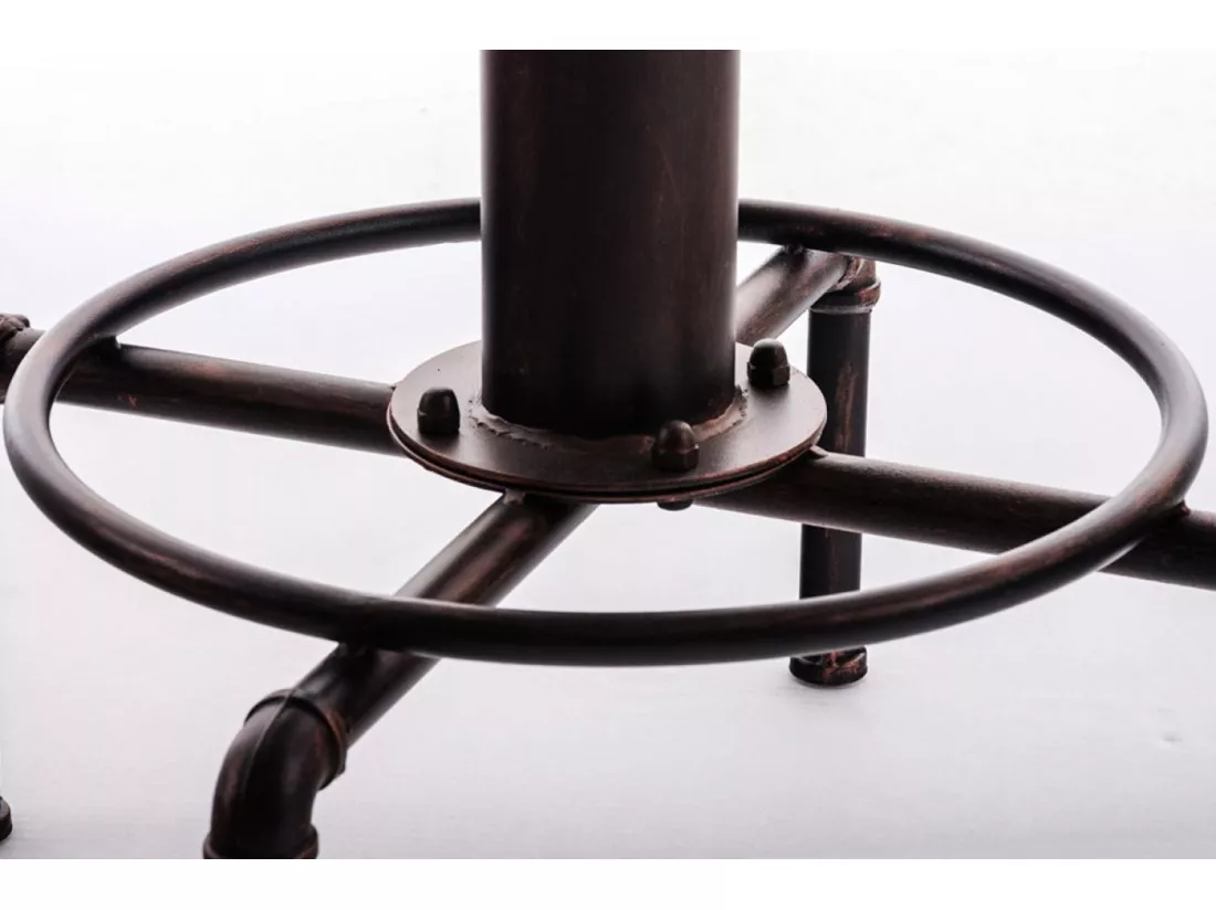 Table haute de bar - rund 39cm - Bois - Bronze - Lumos