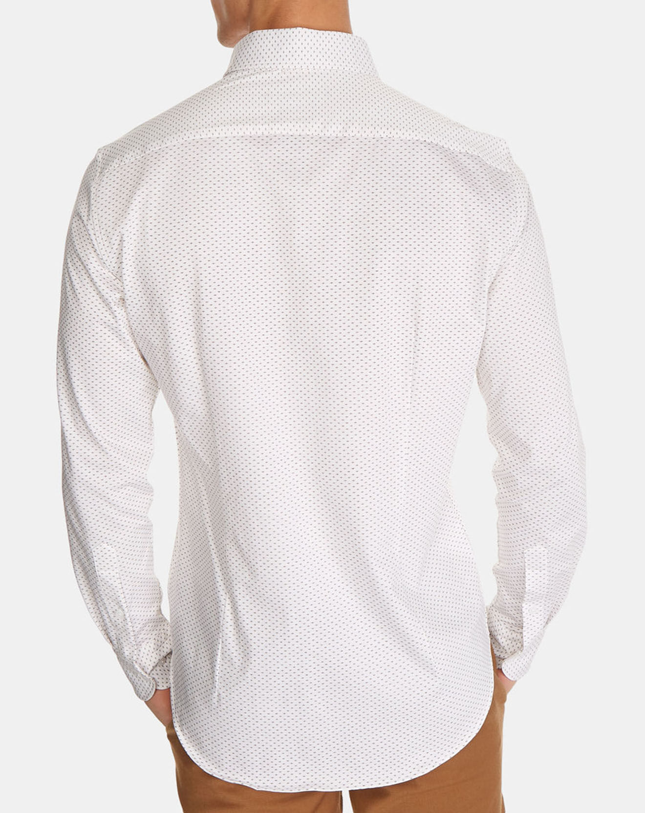 Tommy Hilfiger Chemise droite Chassic rayée blanc/bordeaux