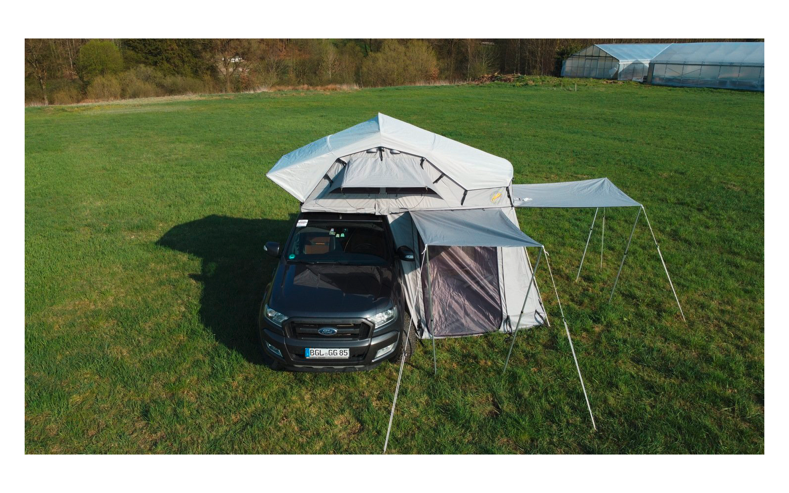 Gordigear Dachzelt Daintree 140 cm inkl. Vorzelt für 2 Personen