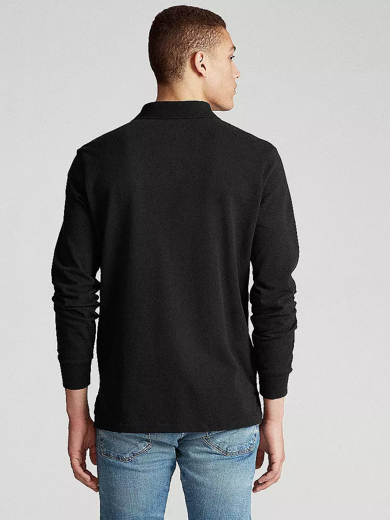 POLO RALPH LAUREN Poloshirt Custom Slim Fit schwarz