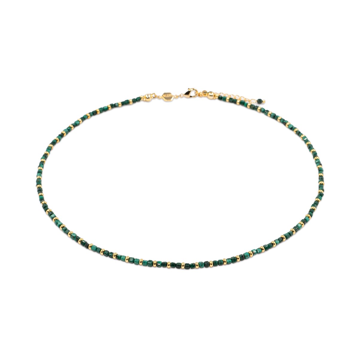 Collier Karia en pierres Malachite