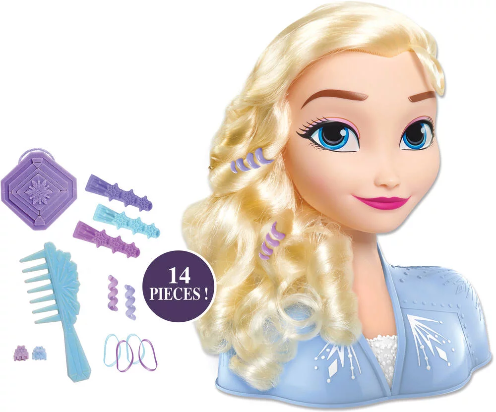 LA REINE DES NEIGES 2 - TETE A COIFFER - ELSA
