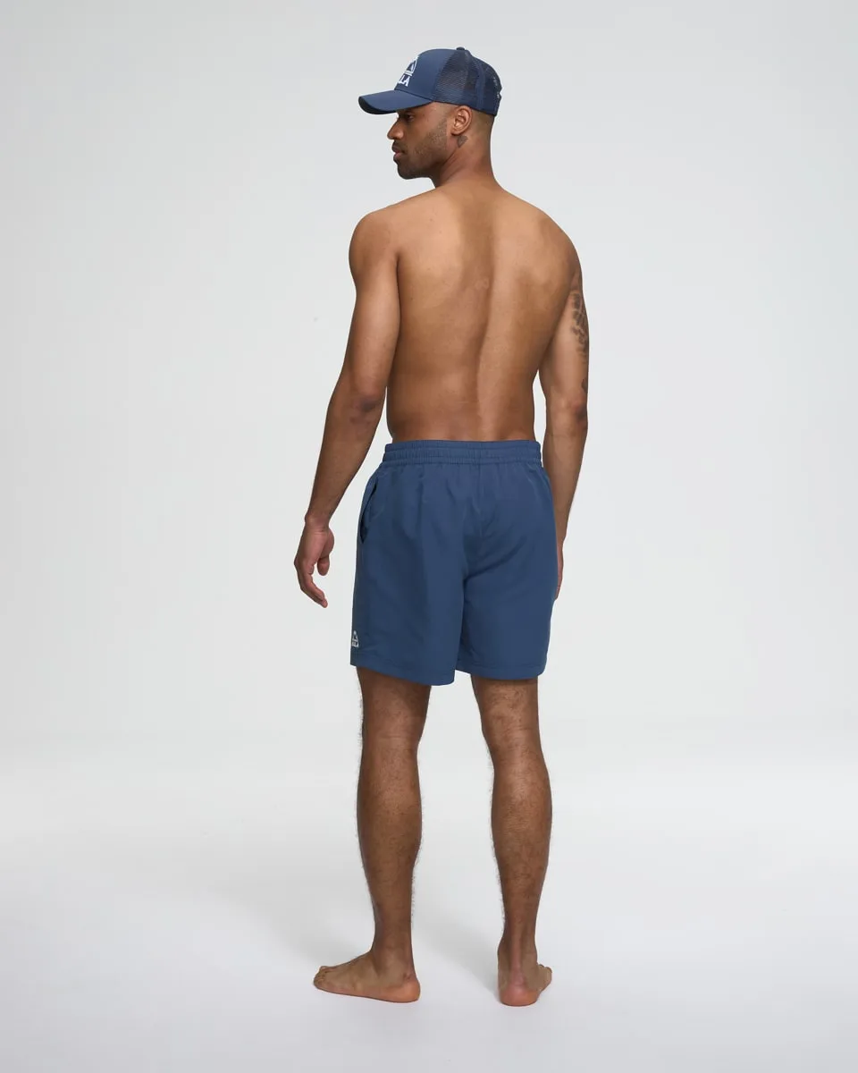 Bula Tide Swim Trunks 17 Inch Denim