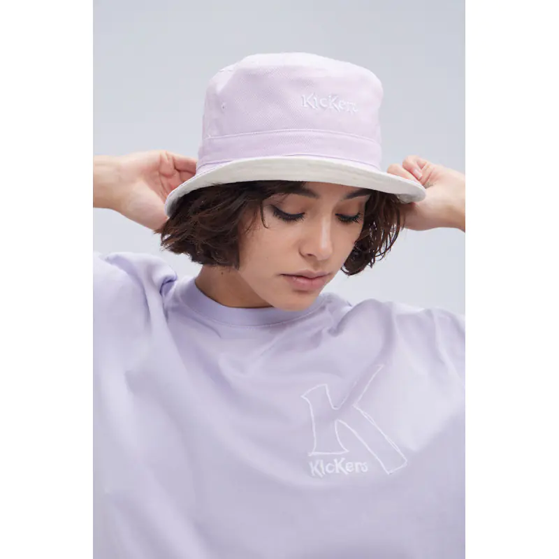KICK BOB REVERSIBLE LILA/BLANC BOB Coton No Gender