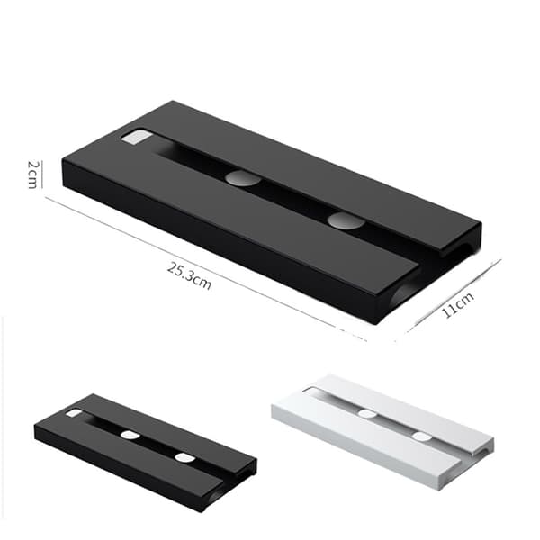 Glassoppheng i plast 2-pk - Svart