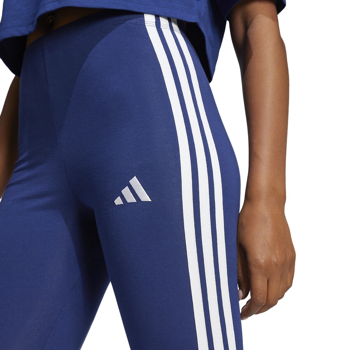 ADIDAS ROUPAS ESPORTIVAS<br>Leggings Essenciais com 3 Listras