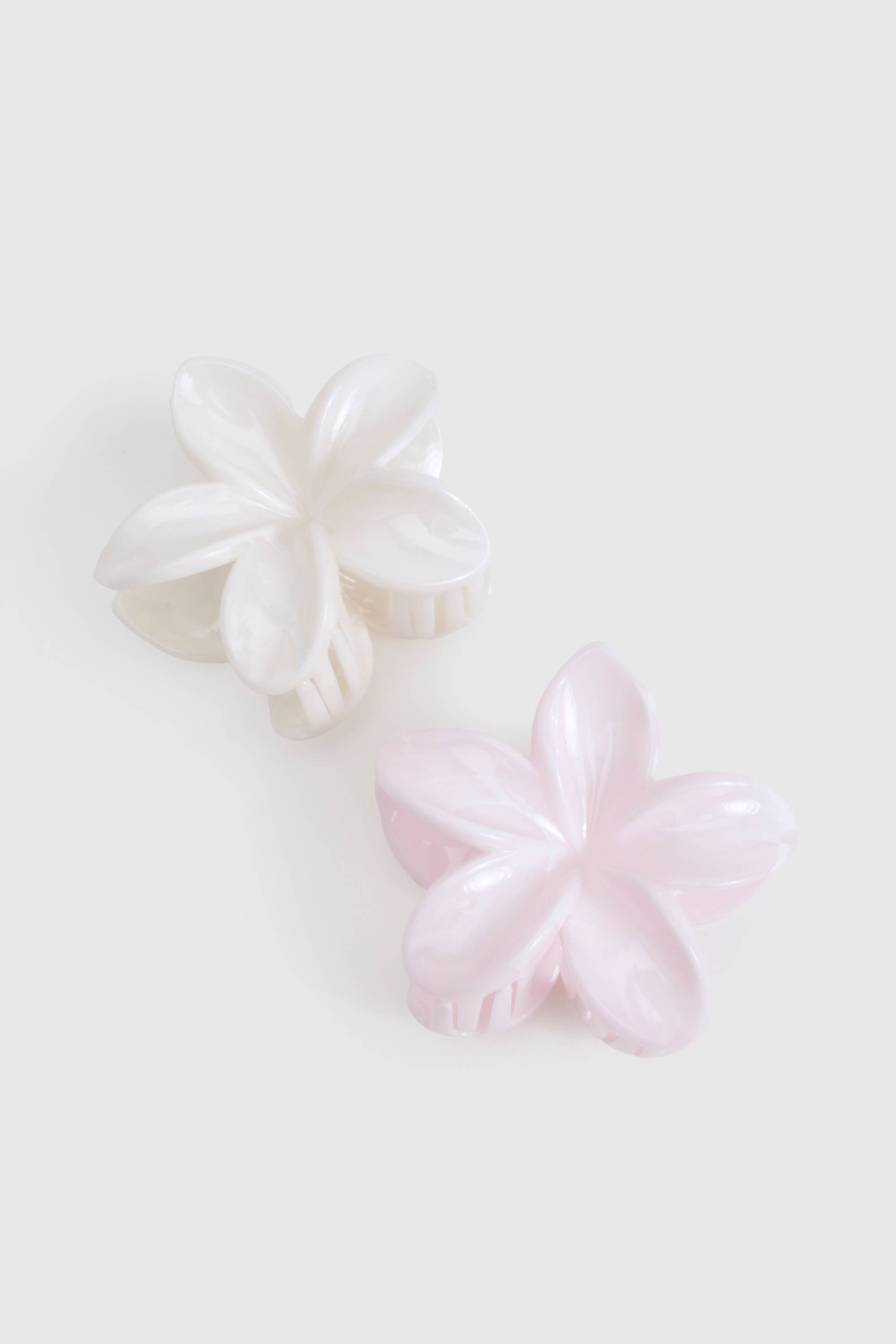 boohoo Pince à cheveux à grandes fleurs marbrées 2 pièces