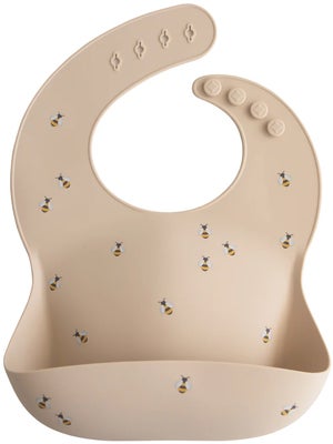 Mushie Smekke Silikon Bees, Beige
