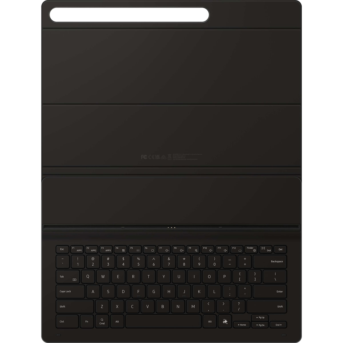 Samsung Galaxy Tab S9 Ultra/S10 Ultra Slim tastaturdeksel (sort)