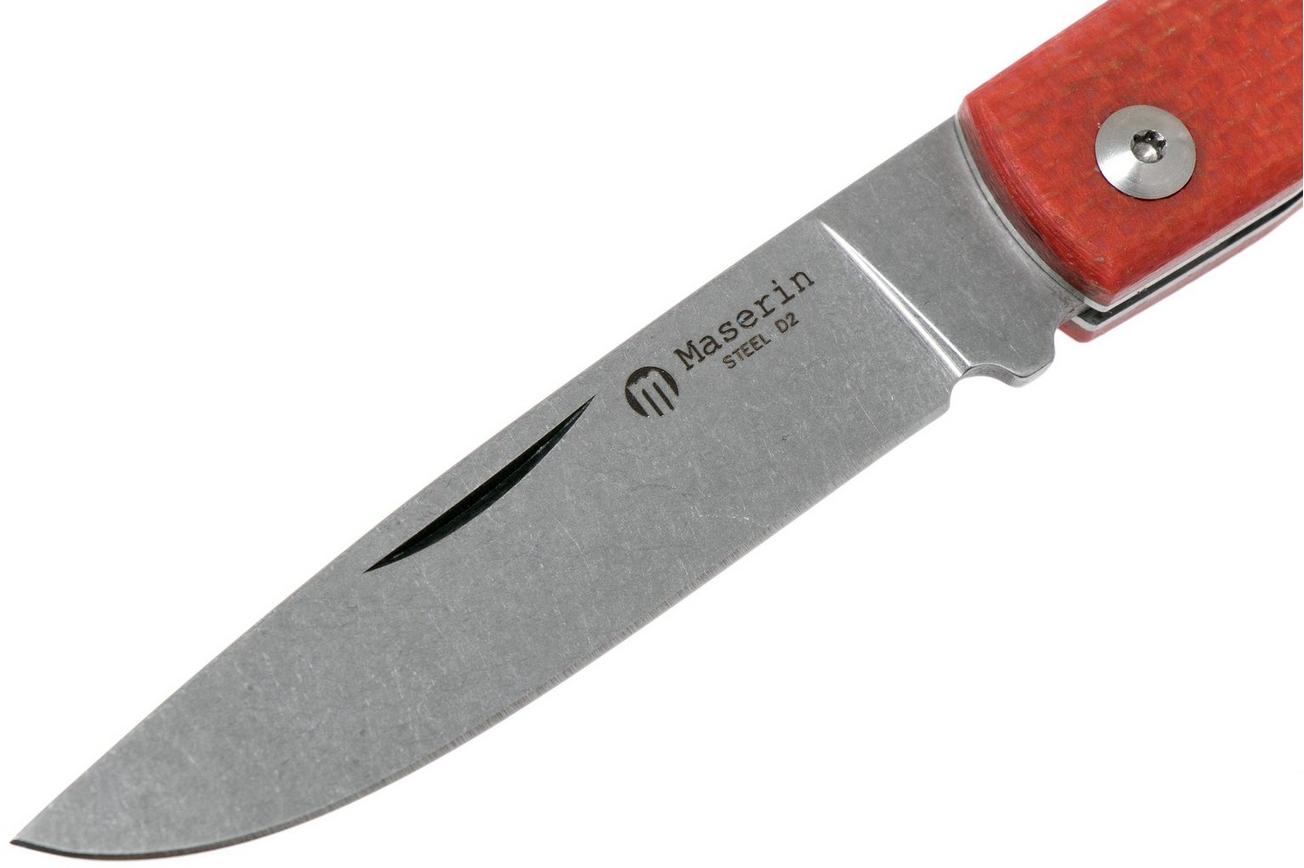 Maserin Scout Red Micarta zakmes, 163-MR