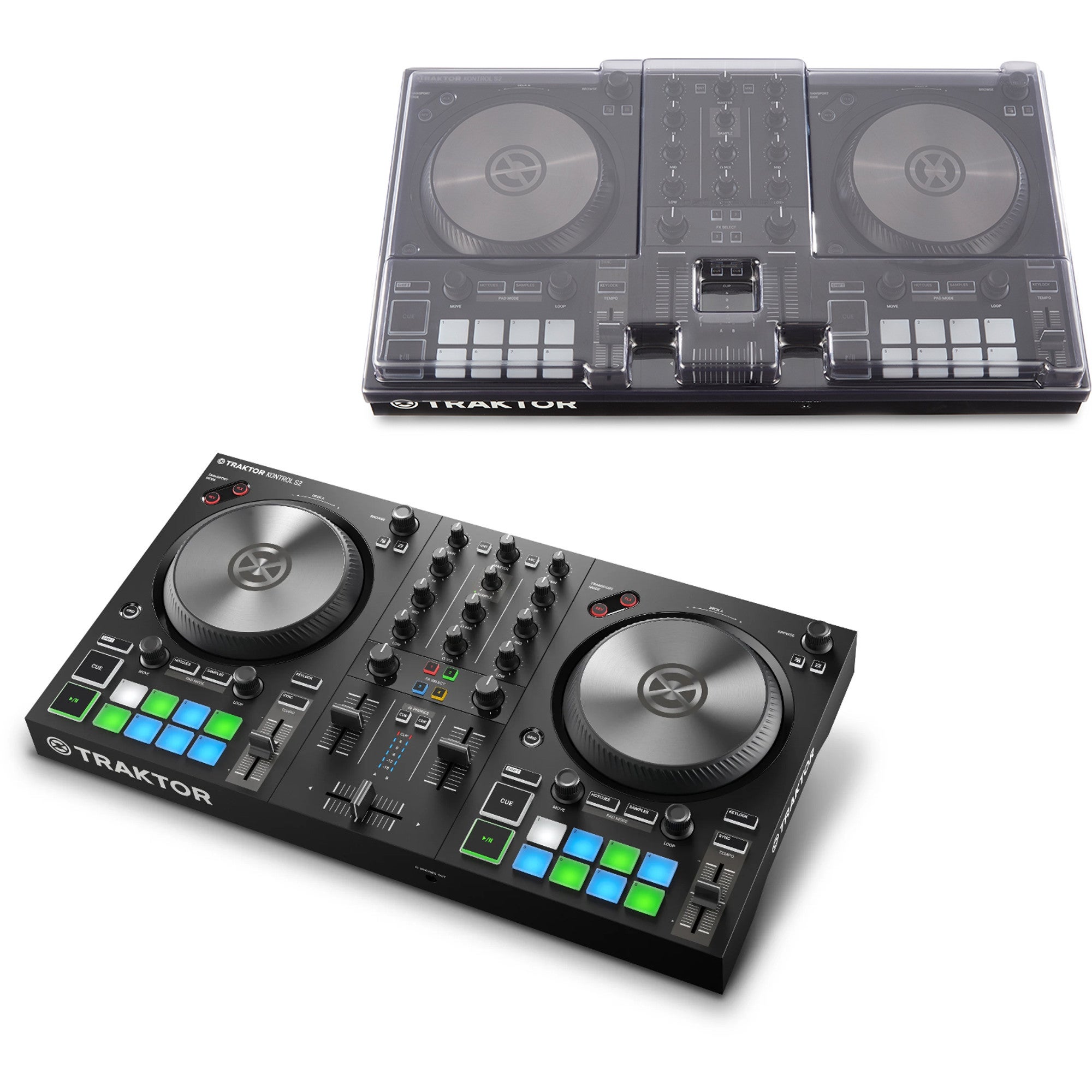 Native Instruments Traktor Kontrol S2 MK3 + Decksaver stofkap