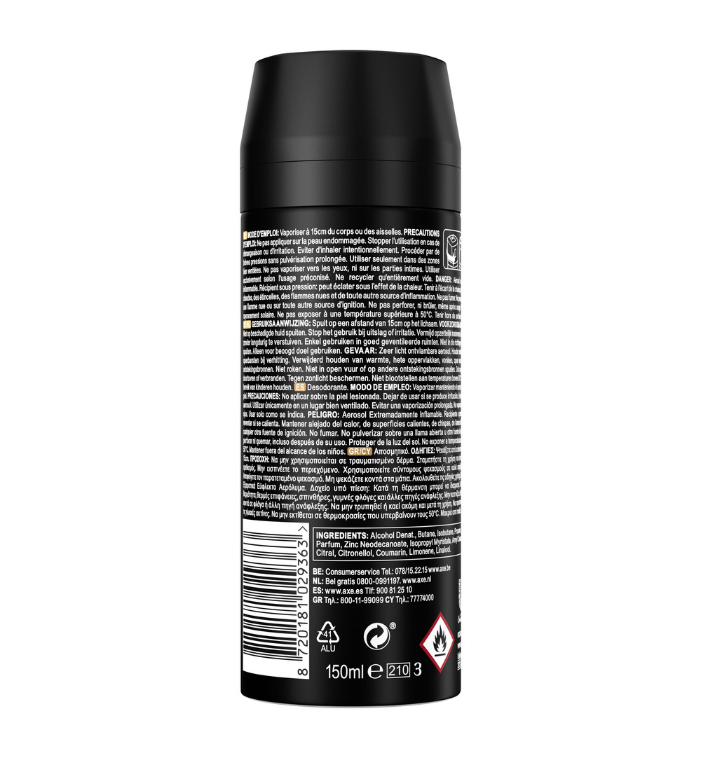 Axe Deodorant bodyspray dark temptation (150 ml)