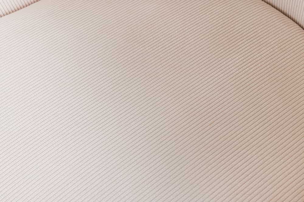 Armlehnen Stuhl EXTRAVAGANCIA beige Cord Metall brushed champagner gold