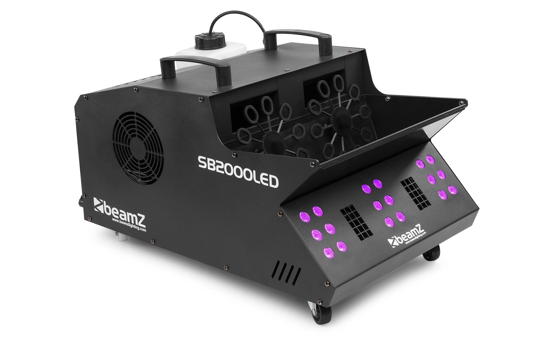 Seifenblasen-/Nebelmaschine SB2000LED<br>Nebel- und Seifenblasenmaschine mit LED-Beleuchtung