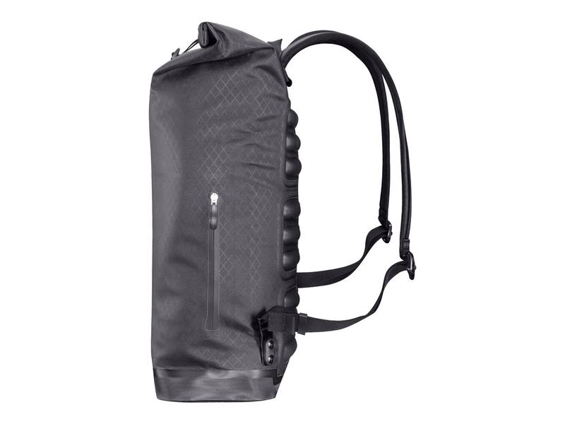 Ortlieb Duffle Bag Daypack Metrosphere 21 l, Black embossed Daypack für den Traveller