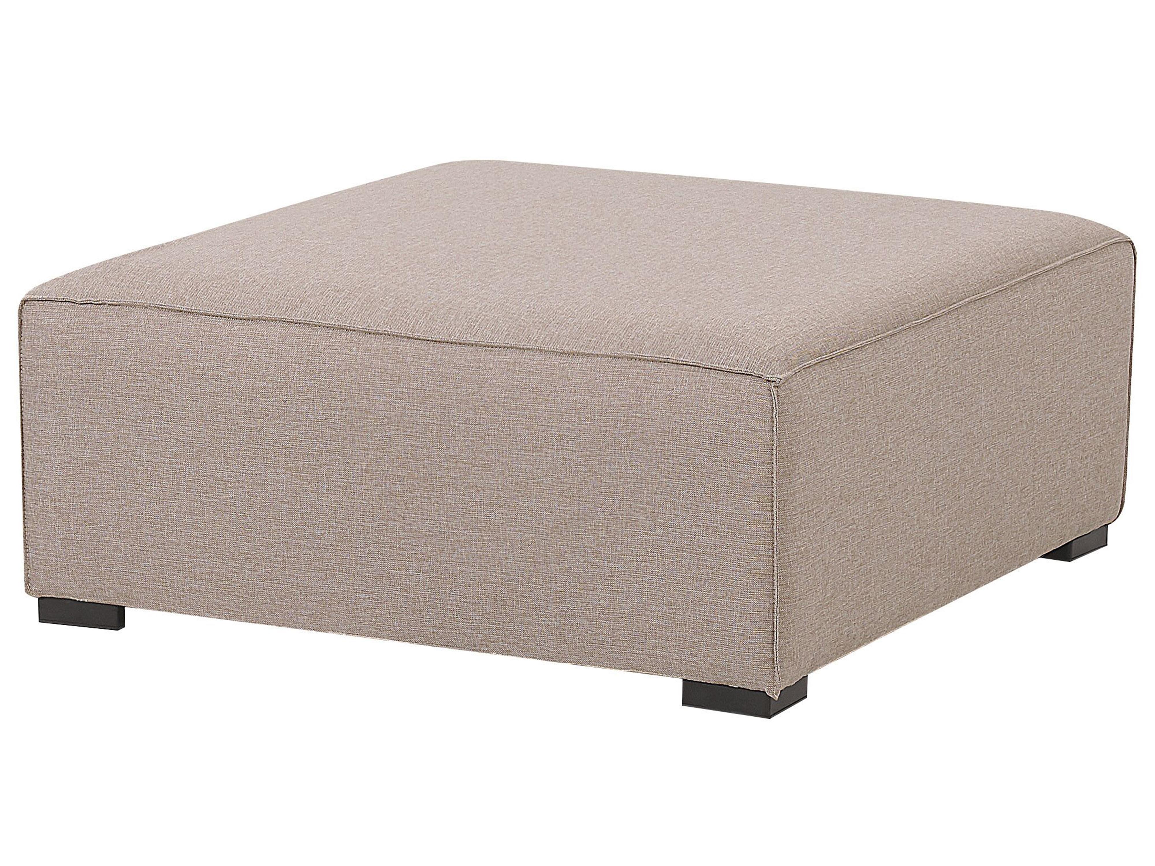 Tuin hoekbank met ottomaan 7-zits AREZZO linkszijdig modulair Beige
