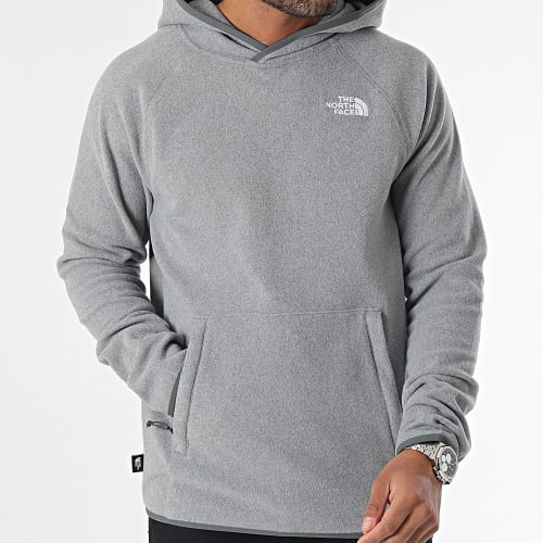 Sweat Capuche Polaire 100 Glacier A855Z Gris
