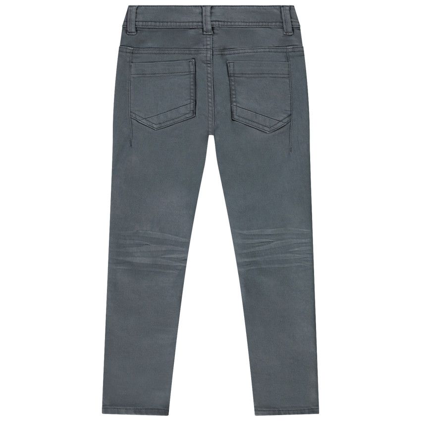 Jean slim effet crinkle pour garçon - Kaki