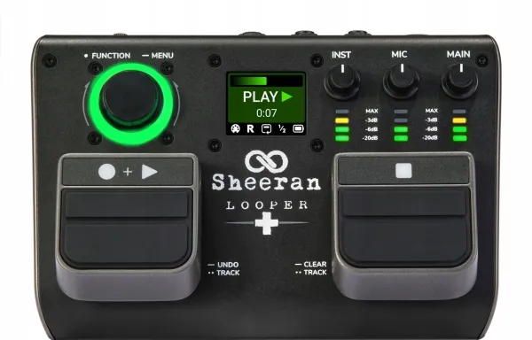 Sheeran Looper  by HeadRush – looper, balso procesorius