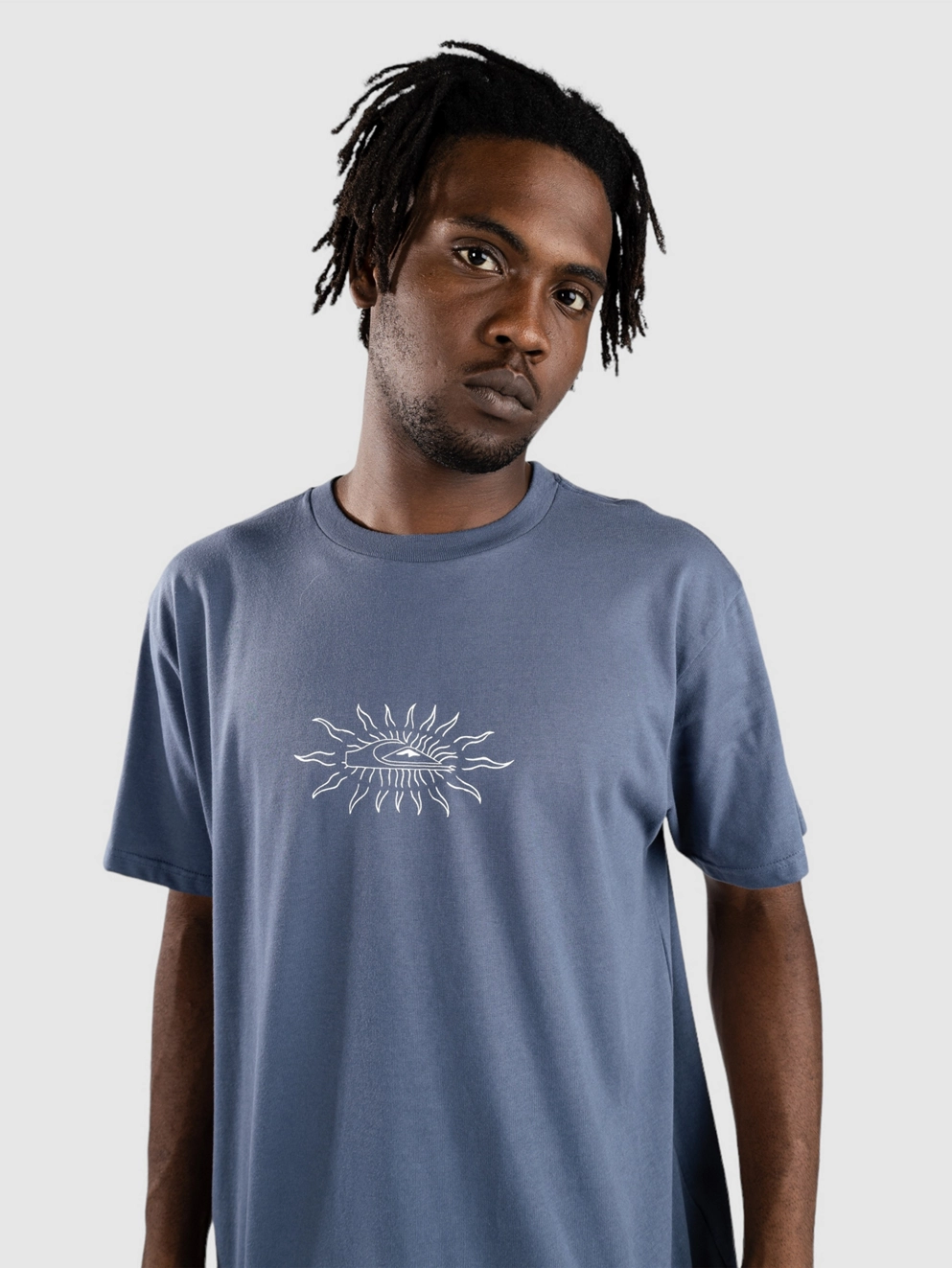 Quiksilver Sun Flare Mor T-Shirt vintage indigo