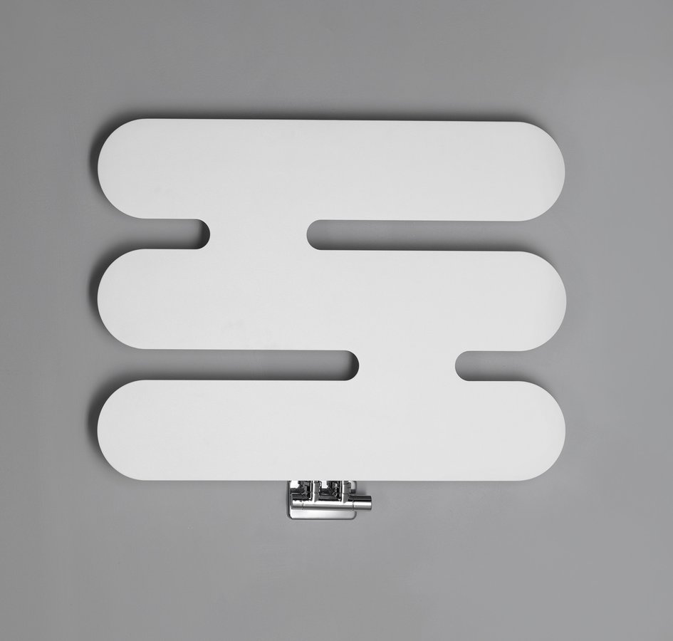 Sapho Samilla handdoekradiator 80x60cm 426w wit mat